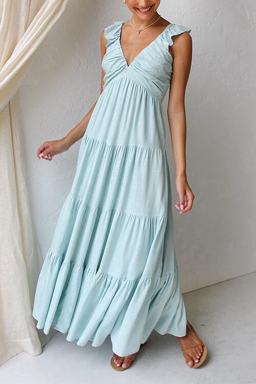 Noelle - Ruffled Maxi Dress