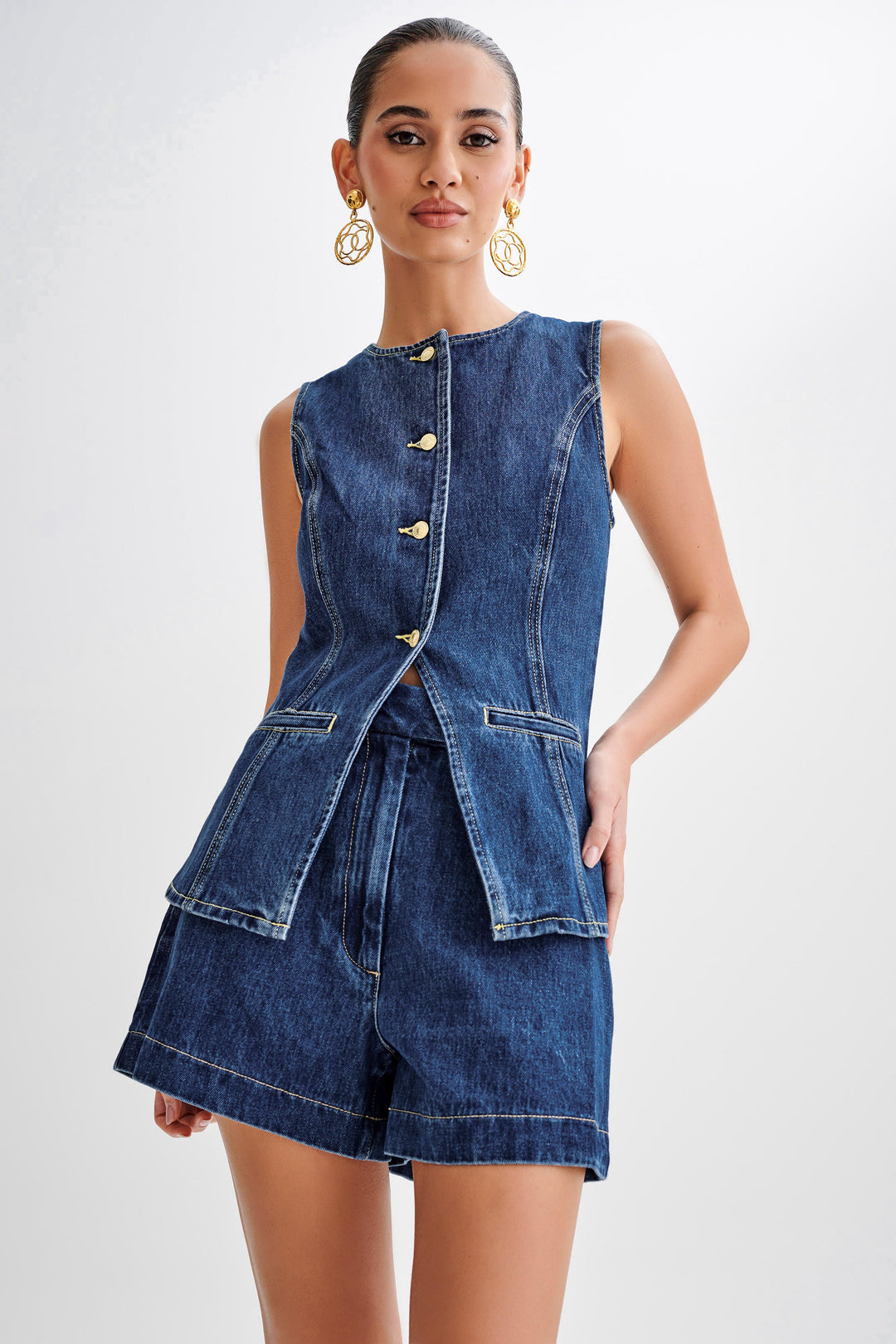 Layla - Two-Piece Denim Set