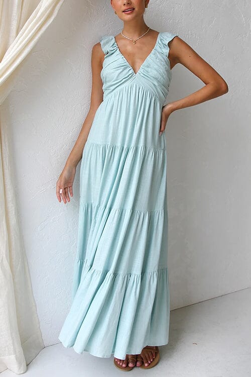 Noelle - Ruffled Maxi Dress