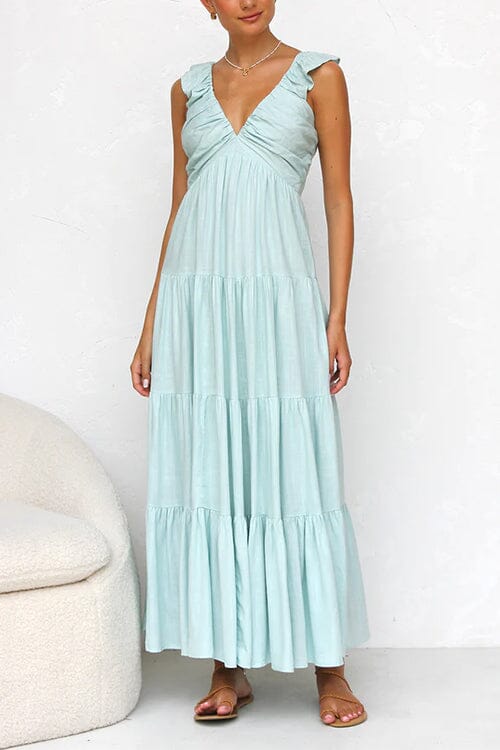 Noelle - Ruffled Maxi Dress