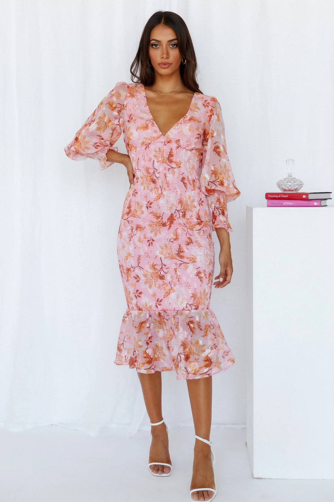 Kayla - Smocked Midi Dress