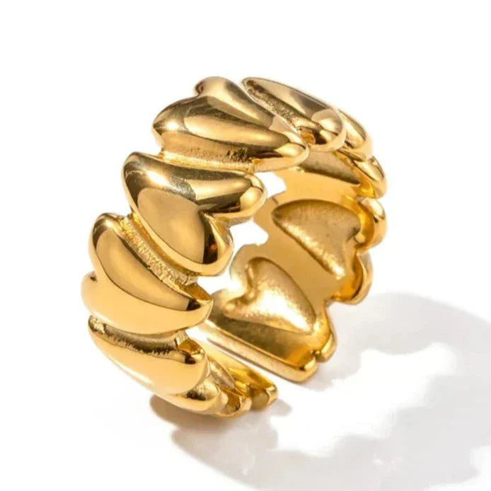 Laylah - Wrap-Around Heart Ring