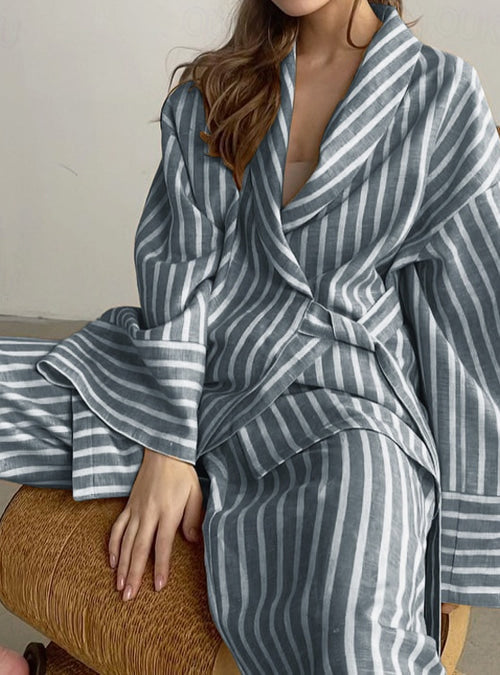 Karylle - Striped Two-Piece Set