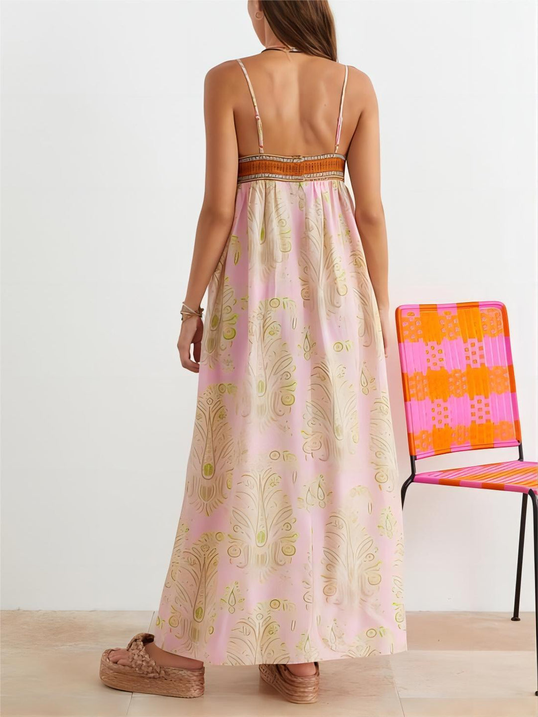 Giselle - Umpire Floral Maxi Dress