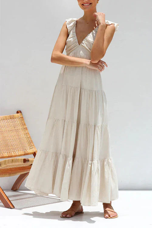 Noelle - Ruffled Maxi Dress