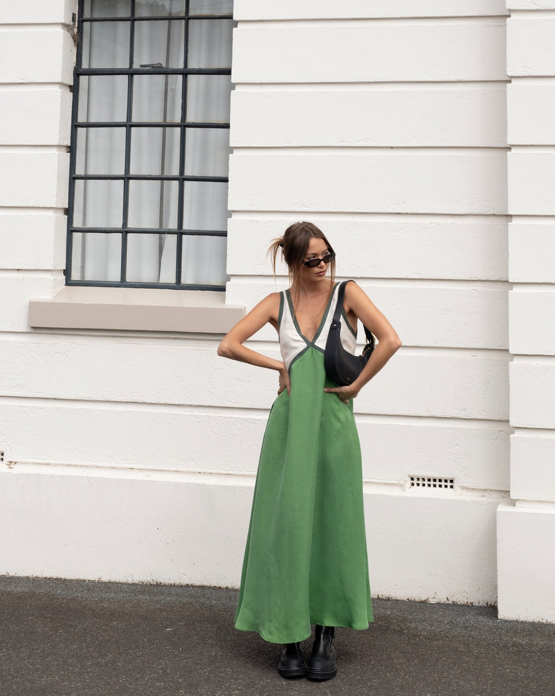 Sienna - Contrast Maxi Dress